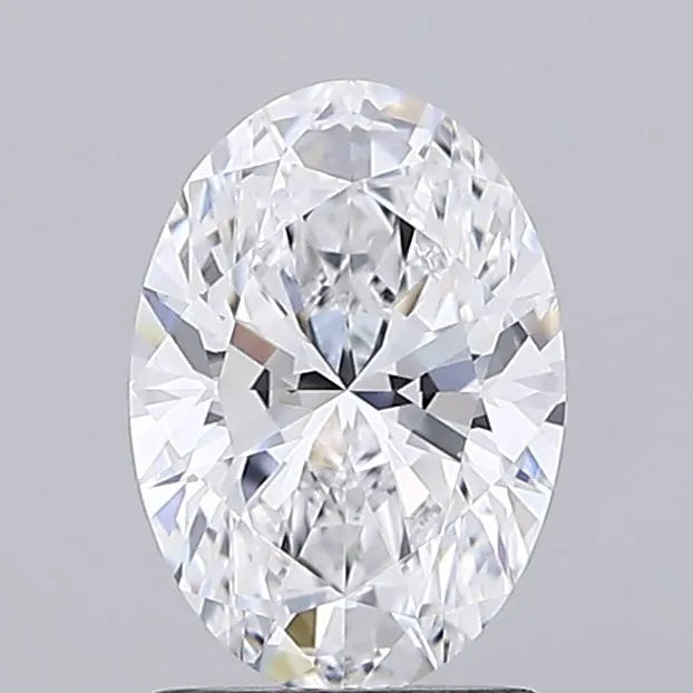 1.50ct Oval Lab Grown Diamond (Colour D, Clarity VVS1, GIA)