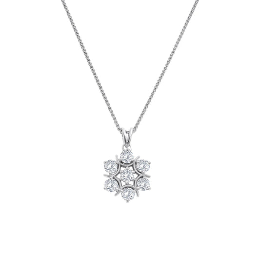 1.41 - 1.45ct Round Brilliant Diamond Pendant in 18k Gold