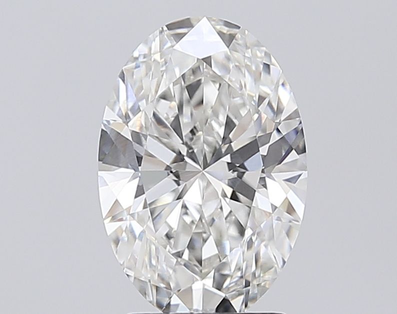 1.58ct Oval Cut East-West Lab-Grown Diamond Solitaire Engagement Ring in 9k Gold – IGI Certified