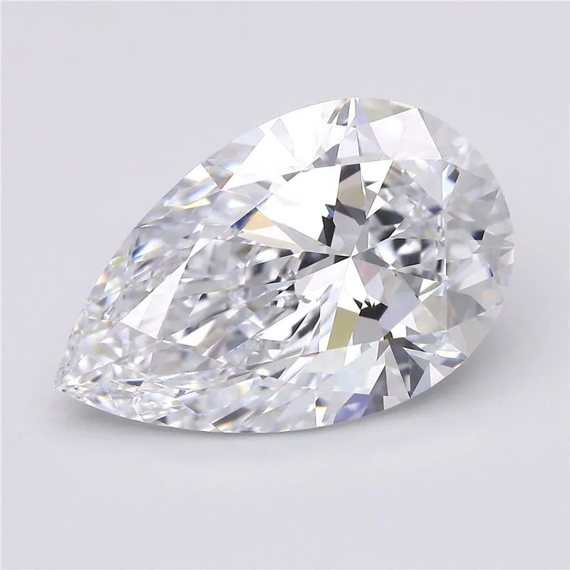 3.65ct Pear Lab Grown Diamond (Colour E, Clarity IF, Cut EX, IGI)