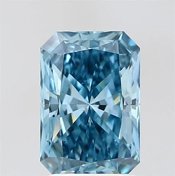 2.02ct Radiant Lab Grown Diamond (Colour Fancy Vivid Blue, Clarity VS2, IGI Certified)