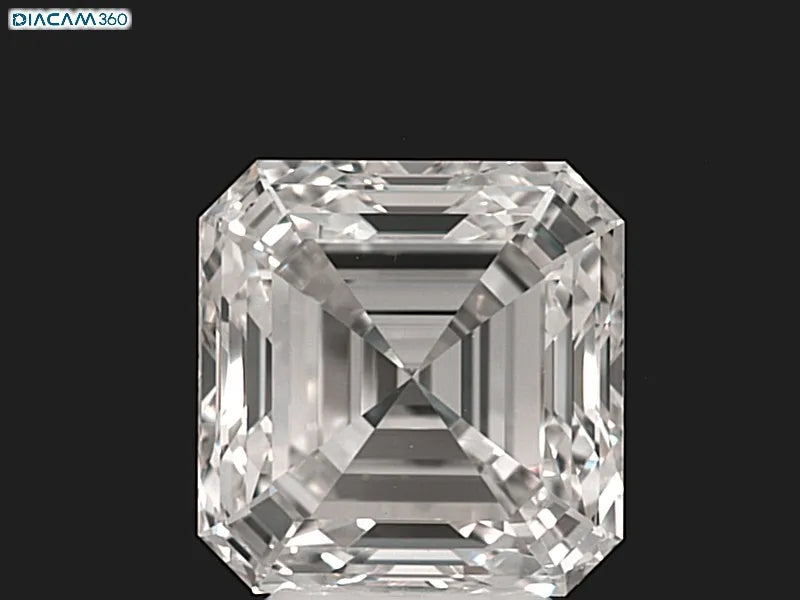 6.06ct Asscher Natural Diamond (Colour G, Clarity VVS2, GIA)