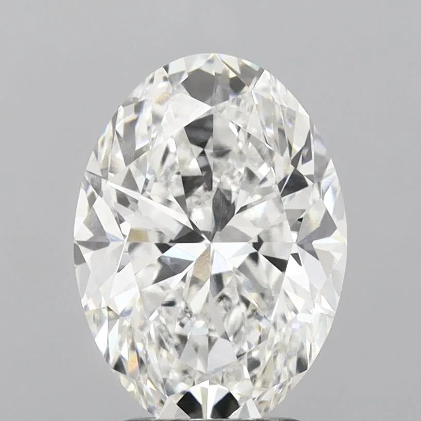 3.50ct Oval Lab Grown Diamond (Colour F, Clarity VVS2, IGI Certified)