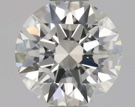 0.67ct Round Brilliant Solitaire Twist Diamond Engagement Ring in 9k Gold - GIA Certified