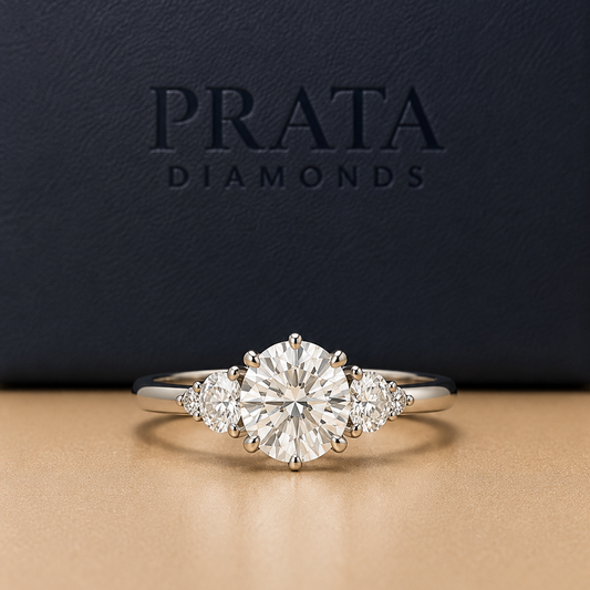 Round Brilliant Style Diamond Five-Stone Ring