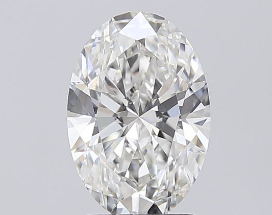 1.58ct Oval Cut East-West Lab-Grown Diamond Solitaire Engagement Ring in 9k Gold – IGI Certified