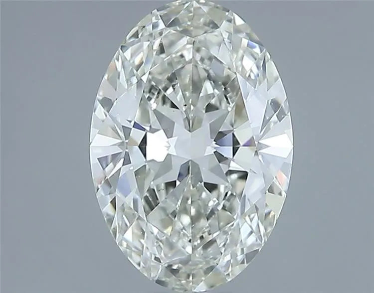 2.01ct Oval Natural Diamond (Colour J, Clarity VS1, Cut EX, IGI Certified)
