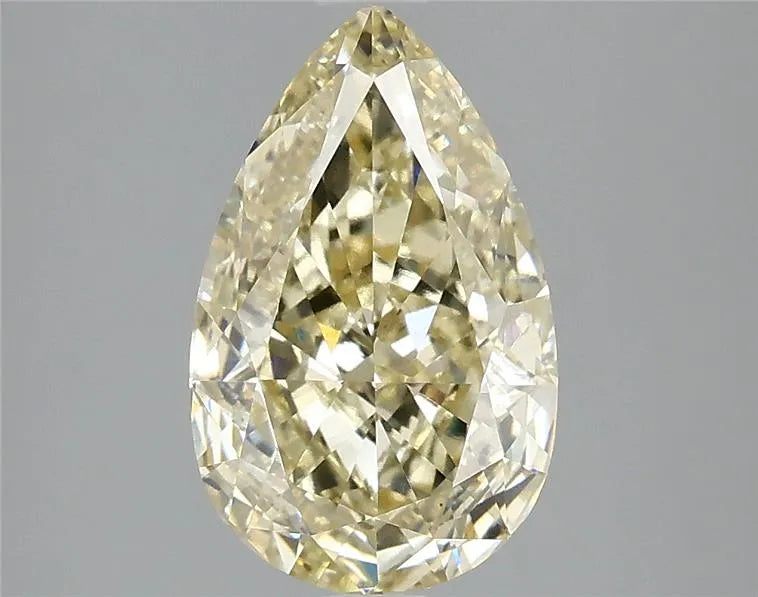 3.00ct Pear Lab Grown Diamond (Colour Fancy Light Yellow, Clarity VS1, IGI Certified)