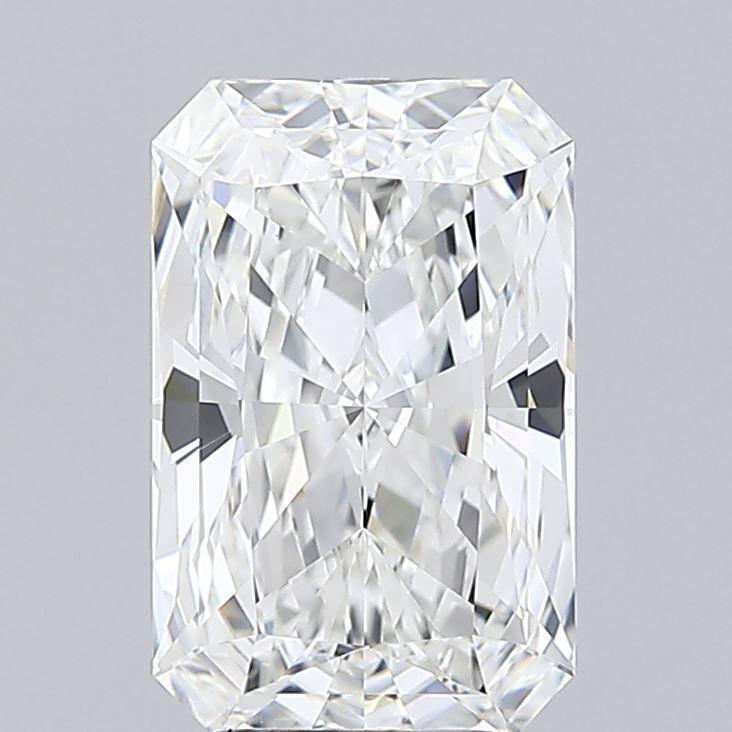 3.25ct Radiant Cut Lab-Grown Diamond Solitaire Engagement Ring Bridal Set in 9k Gold – IGI Certified