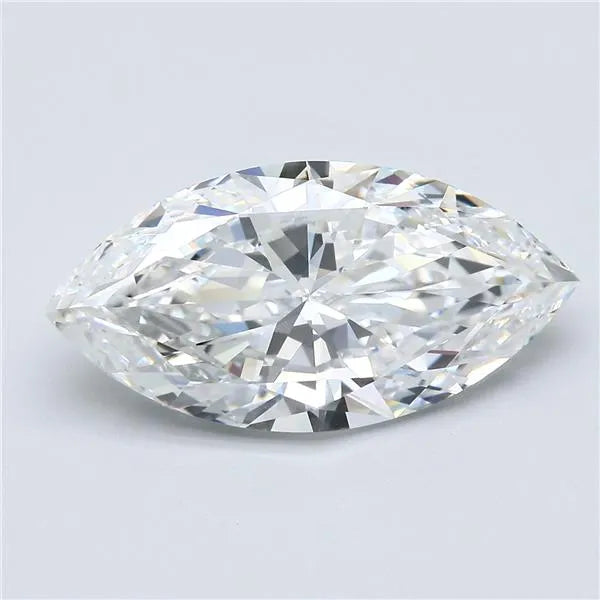5.01ct Marquise Natural Diamond (Colour E, Clarity IF, GIA Certified)