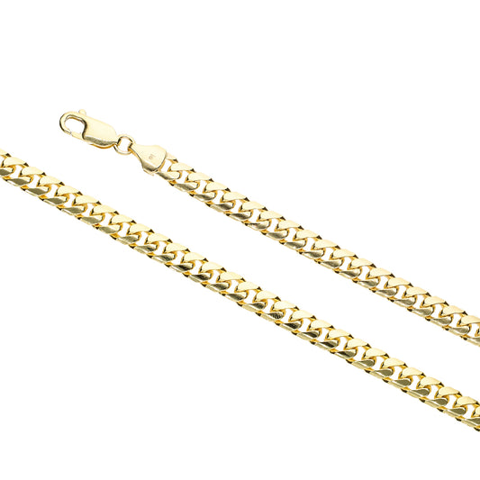 9k Yellow Gold Solid Cuban Chain (5.8mm)