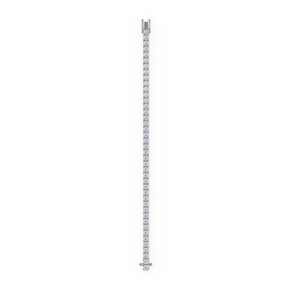 9.09ct Natural Diamond Tennis Bracelet in 9k White Gold - 18.5cm